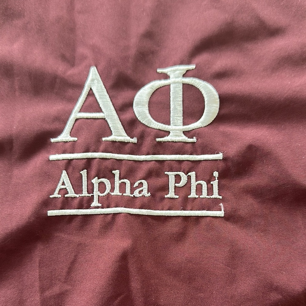 Alpha Phi Burgundy Pullover. Excellent condition